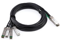 Extremo QSFP + el cable de cobre, QSFP+ a SFP+ avivan hacia fuera el cable para la red
